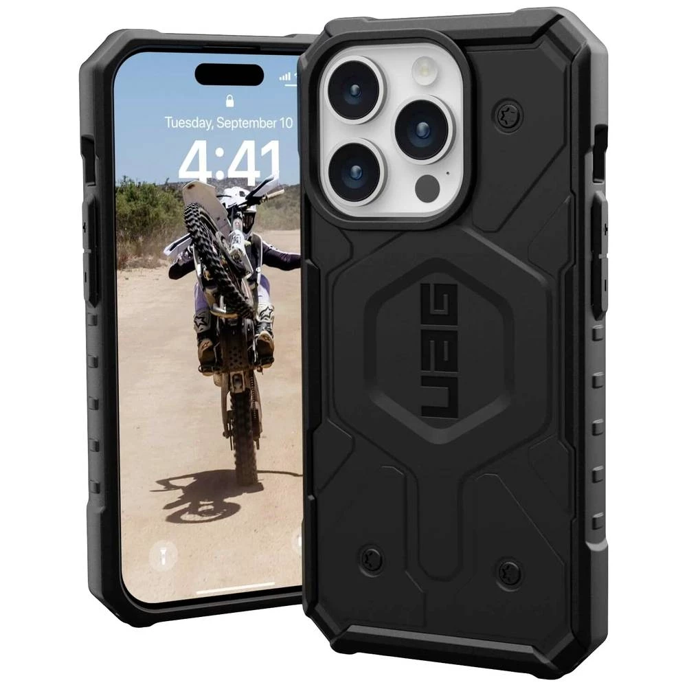 Urban Armor Gear Pathfinder MagSafe stražnji poklopac za mobilni telefon Apple iPhone 15 Pro crna slika