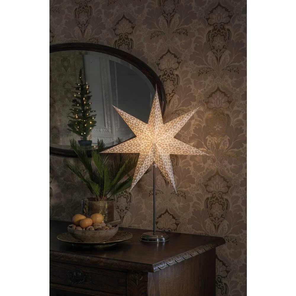 Božićna zvijezda Zvijezda Konstsmide 1751-230 Srebrna slika