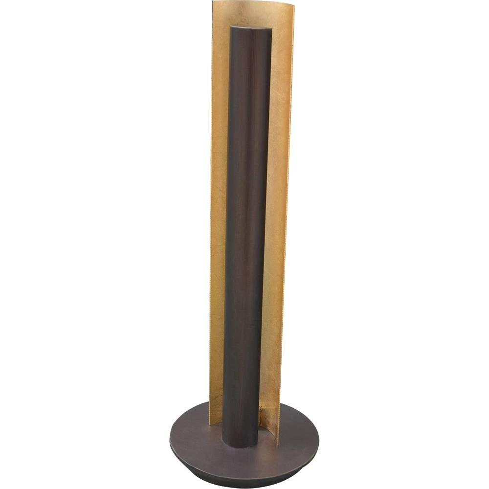 WOFI Stajaće/stolne svjetiljke LED stolna svjetiljka Lyon 8584.01.57.8000 Starinski mjed, Zlatna folija boja LED fiksno ugrađena slika