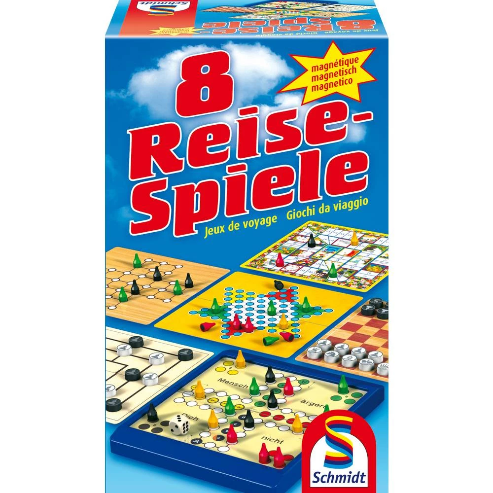 Schmidt Spiele 8 Reise-Spiele magnetisch 49102 slika