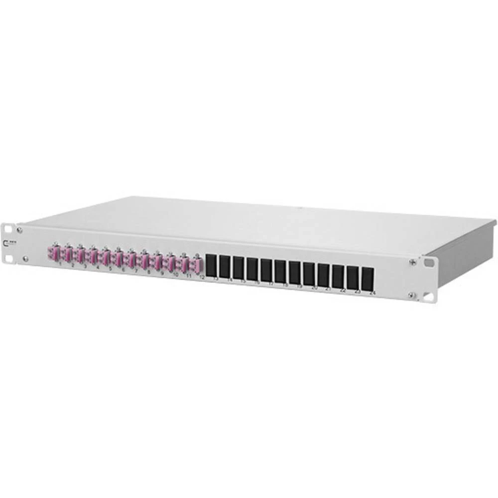 12 ulaza Patch Panel za optičke kablove Metz Connect 1502507512-E LC 1 U slika