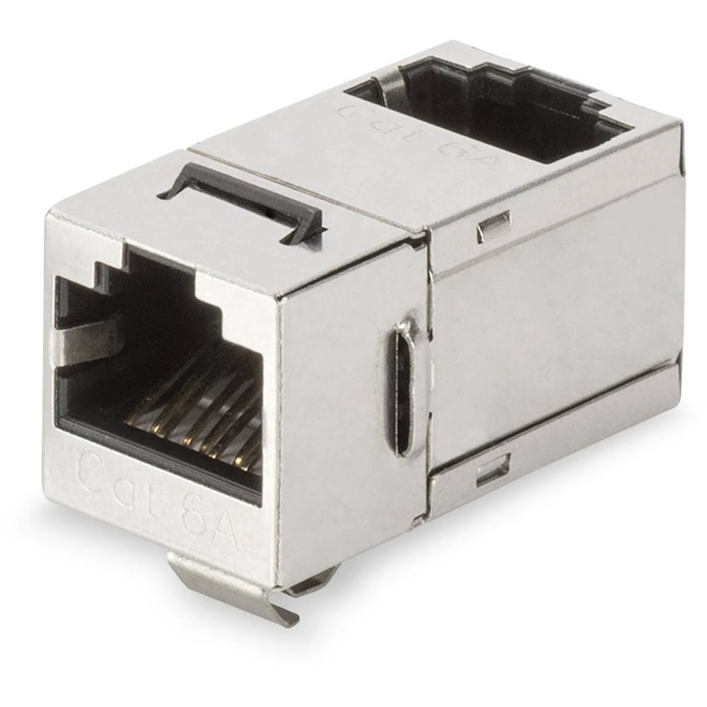 LAN (RJ45) / RJ45 spojnica Mreža Adapter CAT 6A [1x Ženski konektor RJ45, RJ45-Ženski konektor 8p8c - 1x Ženski konektor RJ45, R slika