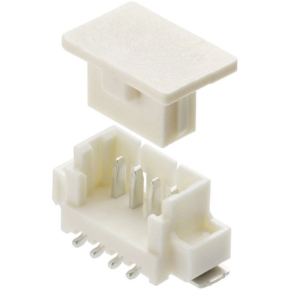 Molex ugradna standardna letva s muškim kontaktima Ukupan broj polova 4 Raster: 1.25 mm 533980467 1 St. Tape on Full reel slika