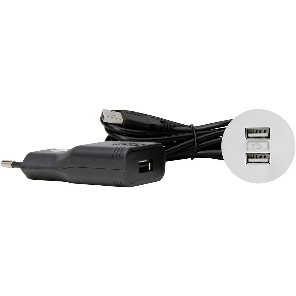 Kopp 939720019  ugradbena utičnica  s USB-om IP20 bijela slika