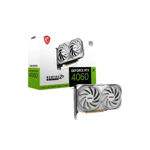 MSI grafička kartica Nvidia GeForce RTX 4060 VENTUS 2X WHITE OC  8 GB GDDR6-RAM PCIe x8  HDMI™, DisplayPort navijena, vu slika