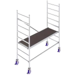 Krause 771018 FahrGerüst aluminij na roli mobilna Radna visina (maks.): 3 m srebrna 49.5 kg