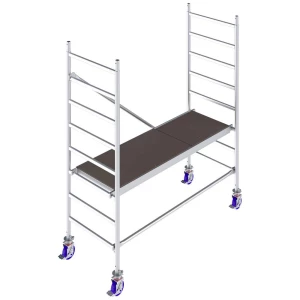 Krause 771018 FahrGerüst aluminij na roli mobilna Radna visina (maks.): 3 m srebrna 49.5 kg slika