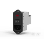 TE Connectivity Power Entry Modules - CorcomPower Entry Modules - Corcom 8-6609940-3 AMP