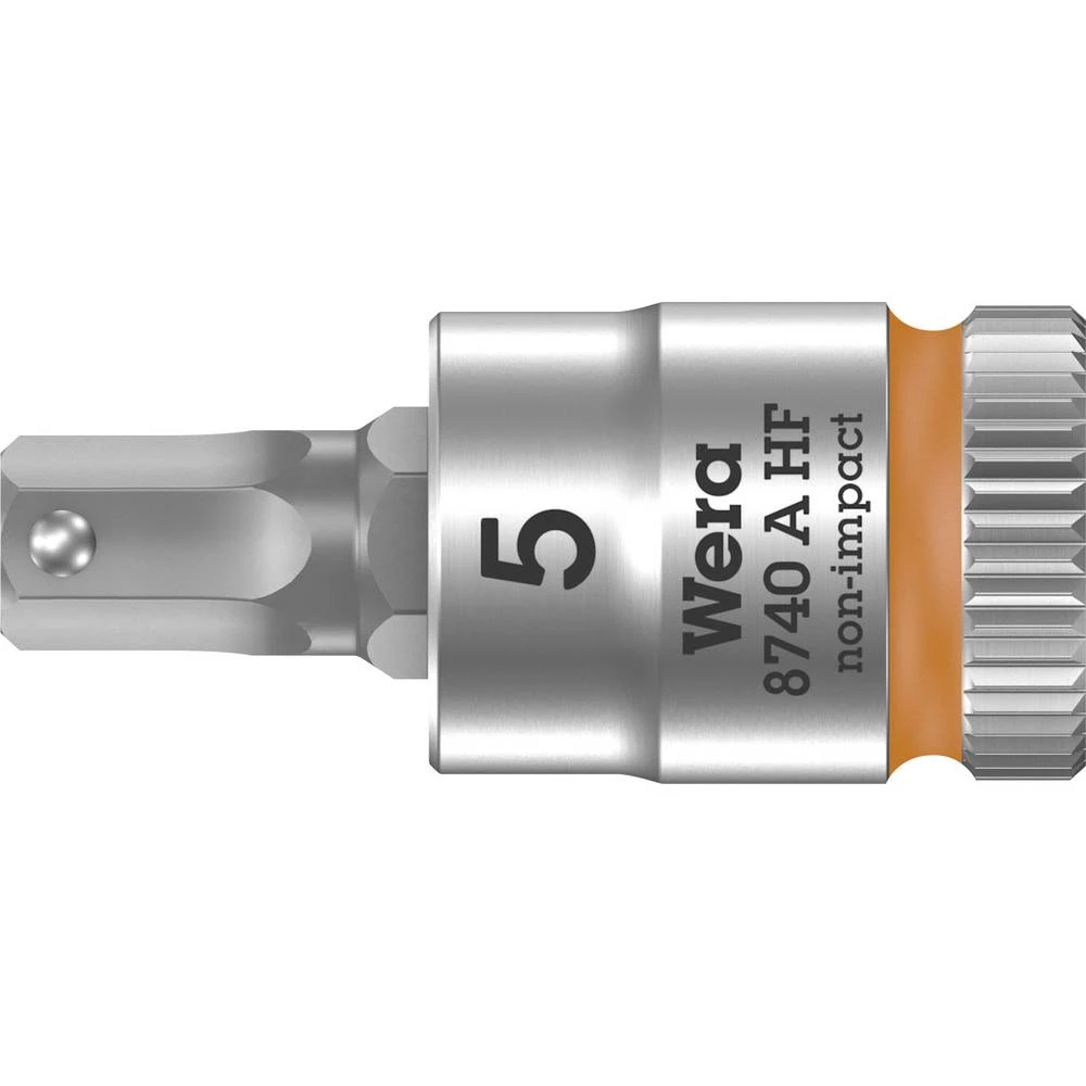 Unutarnji šesterokutni Bit za nasadni ključ 5 mm 1/4 (6.3 mm) Wera 8740 A 05003335001 slika