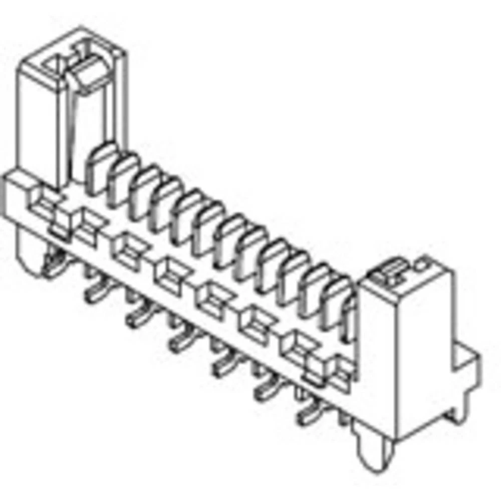 Molex kućište utiča za tiskanu pločicu    908160006 1 St. slika