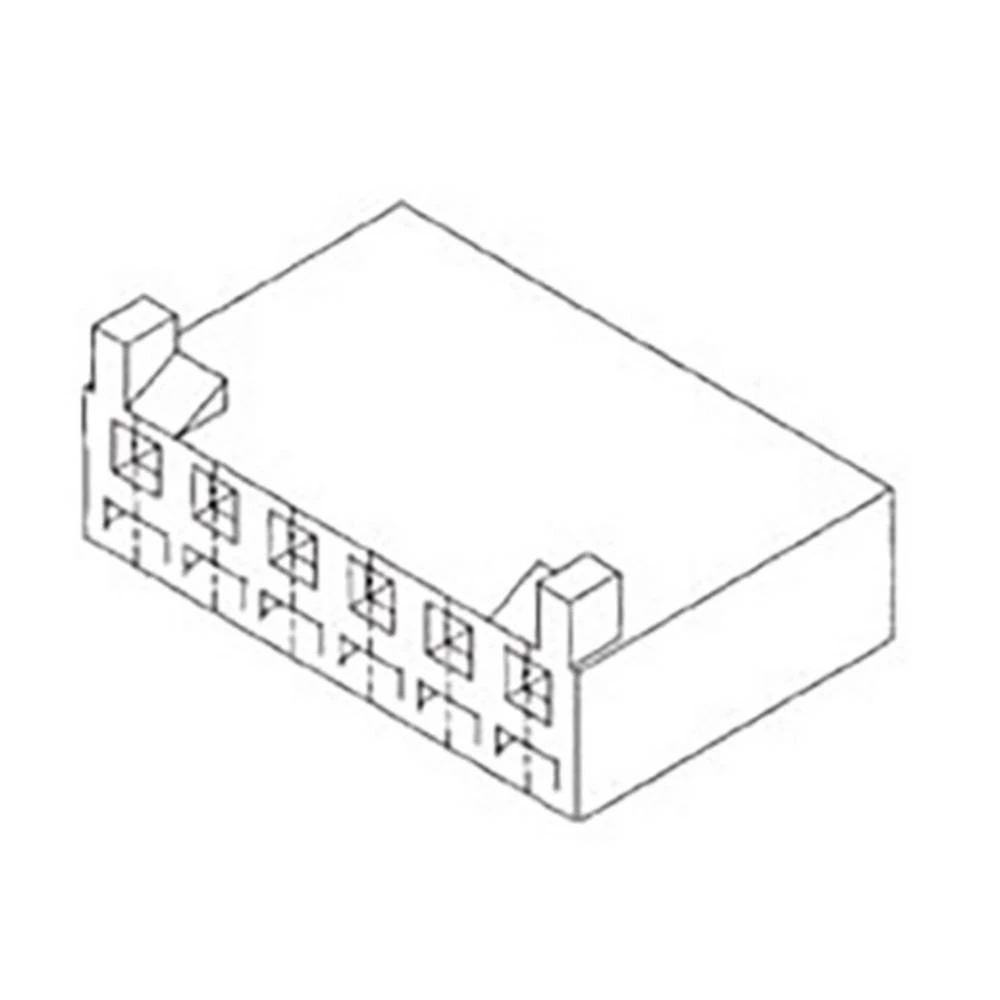 Molex 430610006 3.96mm Pitch SPOX Housing, 6 Circuits, Natural slika