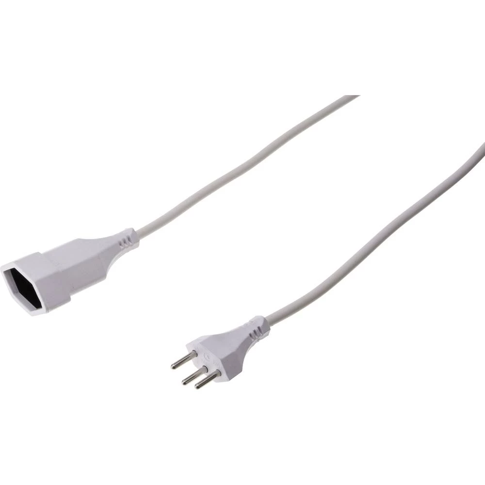 Max Hauri 114404 struja produžetak bijela 5.00 m H05VV-F 3G 1,0 mm² slika