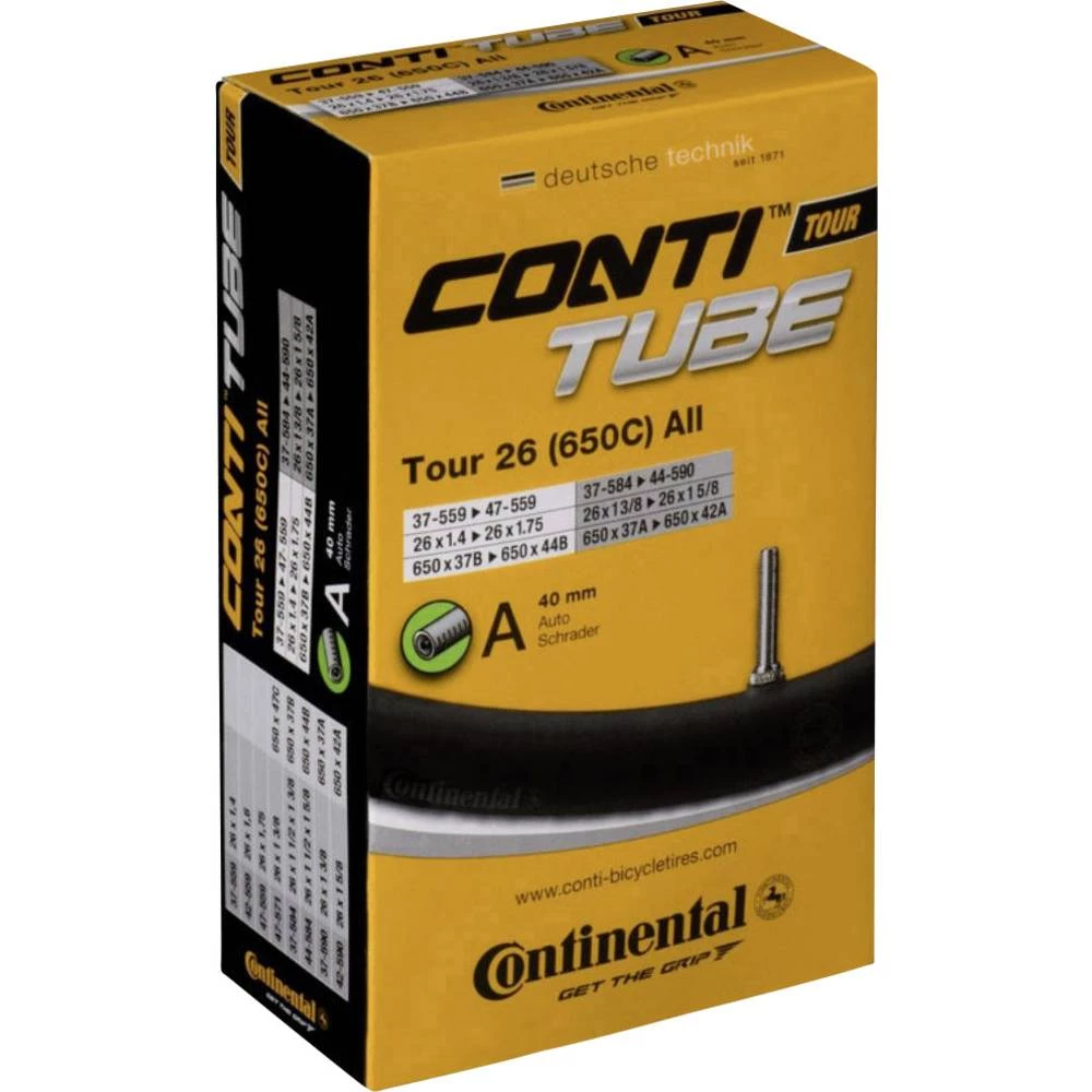 Zračnica 26 " Continental Tour 26 37/559-47/597 AV40 Auto ventil (AV) slika
