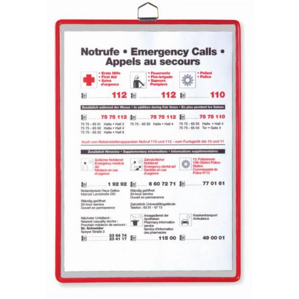 Tarifold Vizualni panel Crvena slika