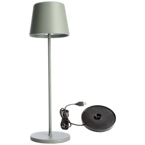 Deko Light 620195 Canis LED akumulatorska stolna lampa 3.5 W toplo bijela sivo-zelena slika