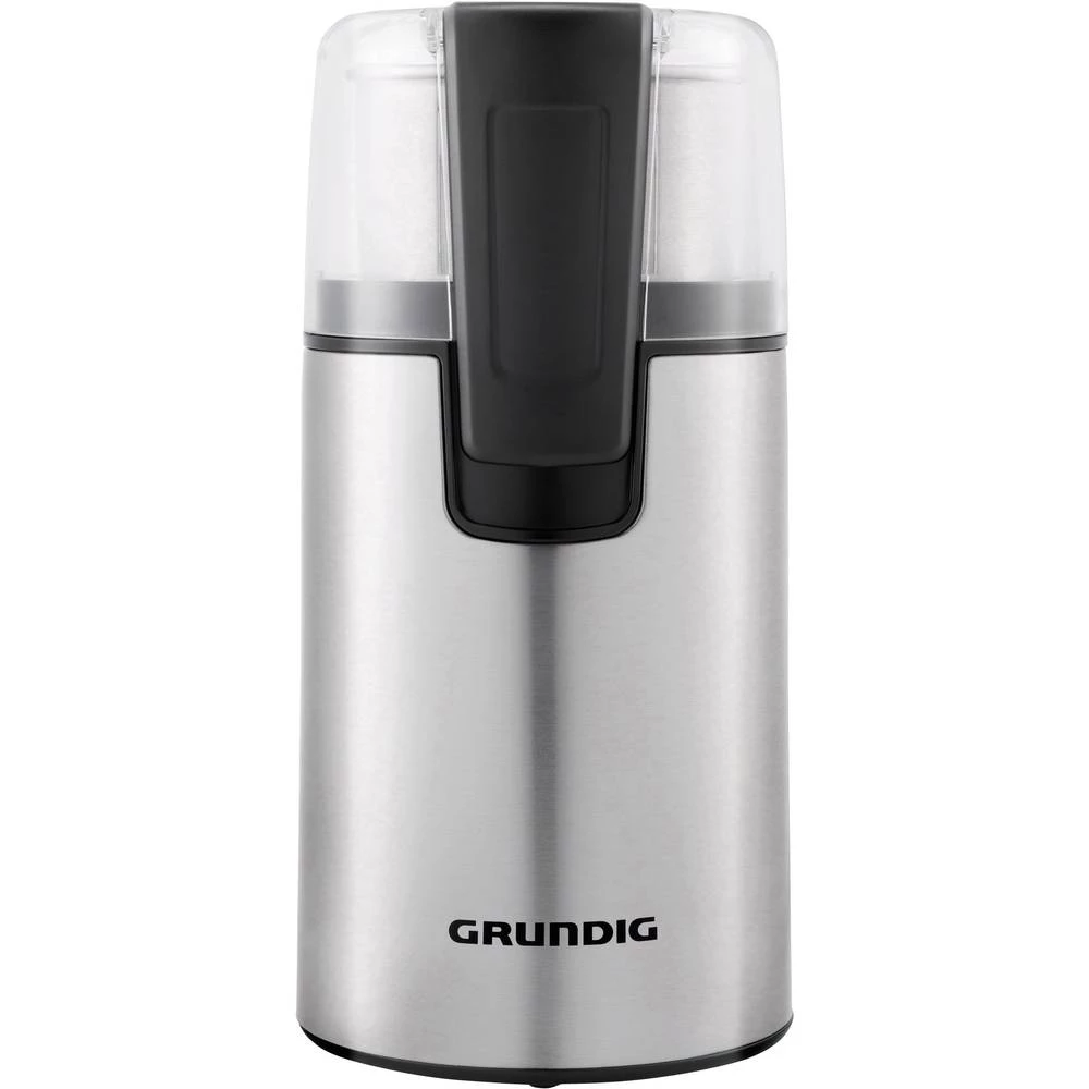 Grundig CM 4760 GMS2070 Mlin za kavu Plemeniti čelik, Crna Oštrica s udaranjem od nehrđajućeg čelika slika
