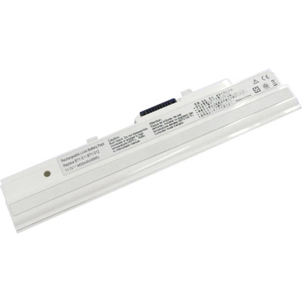 Beltrona Prijenosno računalo-akumulator MSIU100WEISS 11.1 V 4400 mAh MSI, Advent, Medion Zamjenjuje originalnu akum. bateriju BT slika