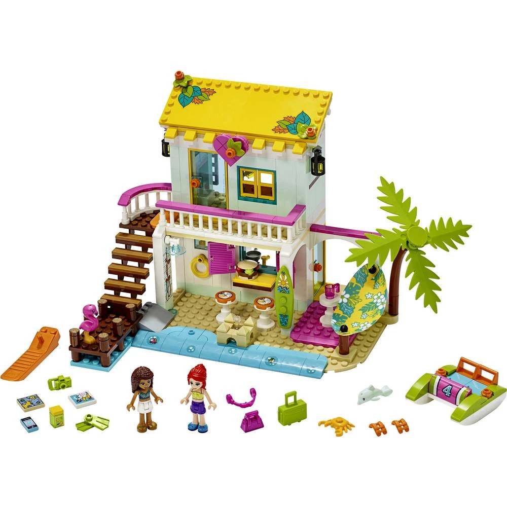 41428 LEGO® FRIENDS Kuća na plaži s brodom za pedale slika