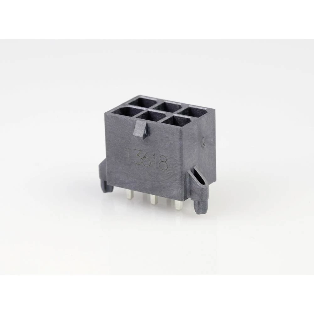 Molex ugradna standardna letva s muškim kontaktima  Ukupan broj polova 6 Raster: 5.7 mm 768290006 1 St. Tray slika