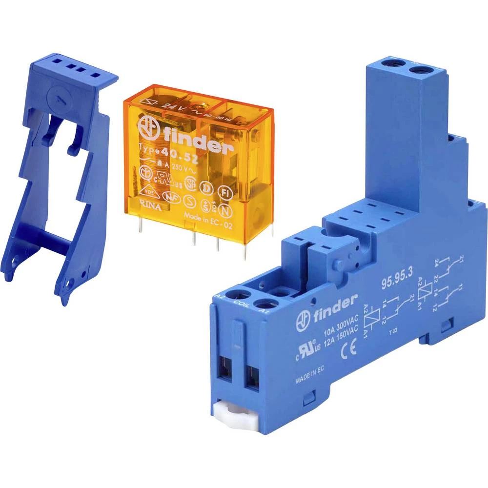 Finder 406182304000+95953+095913 spojni relej 230 V/AC 16 A 1 prebacivanje 1 Set slika