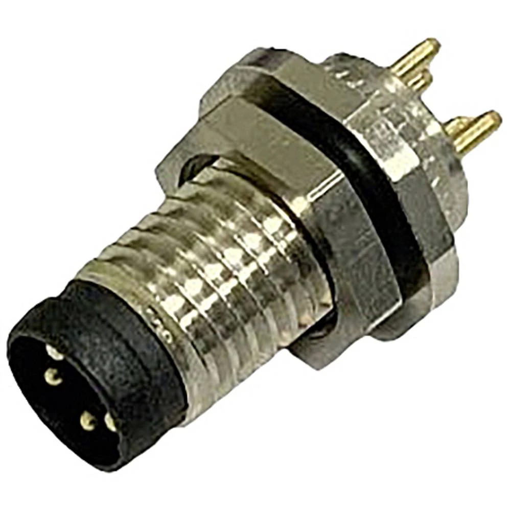 Ugrađeni utikač senzora/aktuatora M8, montaža na stražnji zid, 4-pinski, M8, ispis BKL Electronic 2701501 #####Sensor/Aktor Einbaubuchse M8   Broj polova: 4 1 St. slika