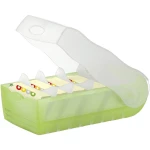 HAN Kutija za kartice Zelena, Neprozirna 997-603 900 kartica DIN A7 poprečno