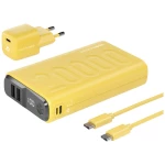 RealPower PB-20000 Power Pack powerbank (rezervna baterija) 20000 mAh  Li-Ion USB, USB-C® žuta