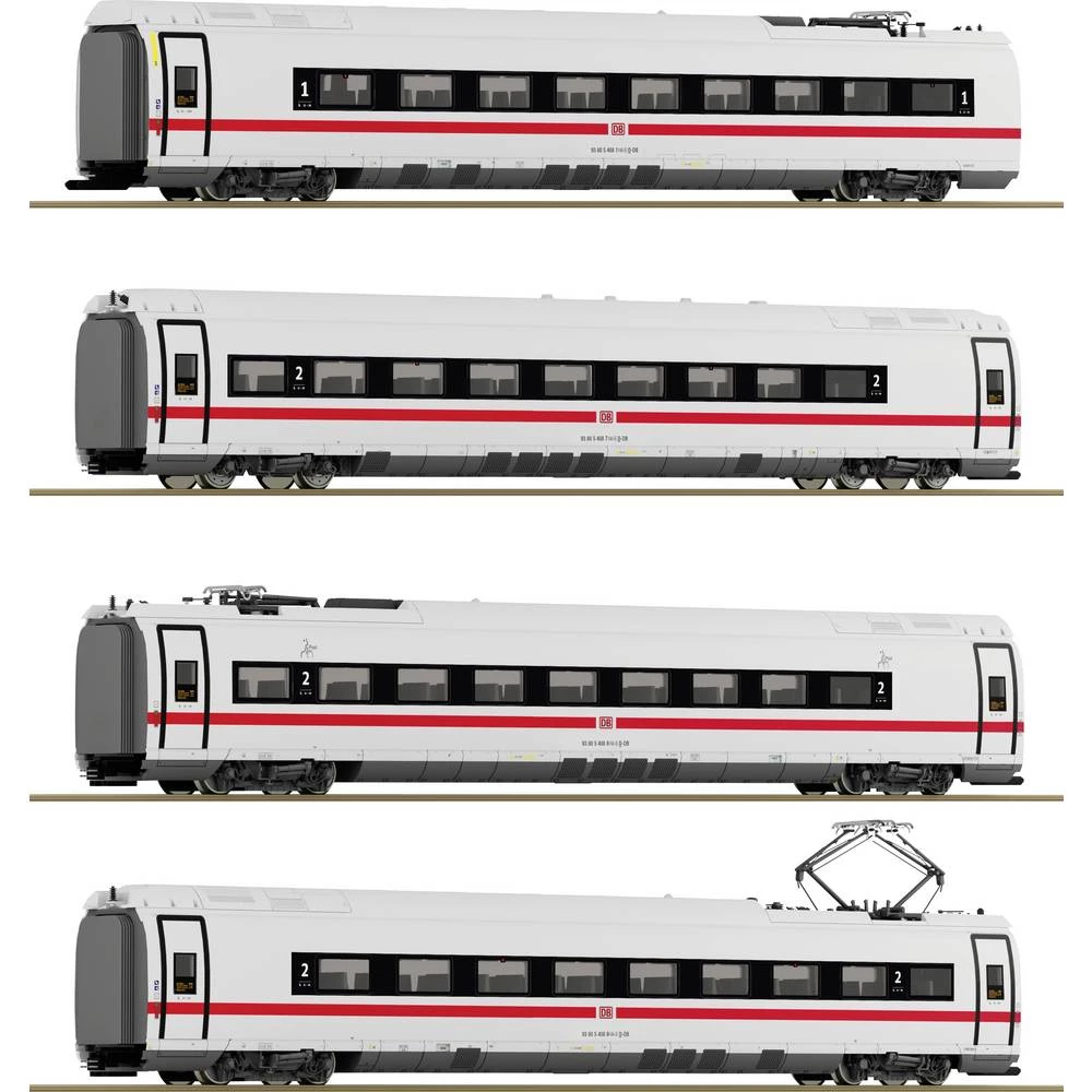 Roco 7700018 H0 4-dijelni set: Srednji auto ICE 3neo (BR 408) DB AG slika