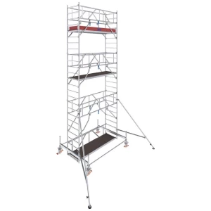 Krause 774040 FahrGerüst aluminij na roli mobilna Radna visina (maks.): 7.50 m srebrna 229 kg slika