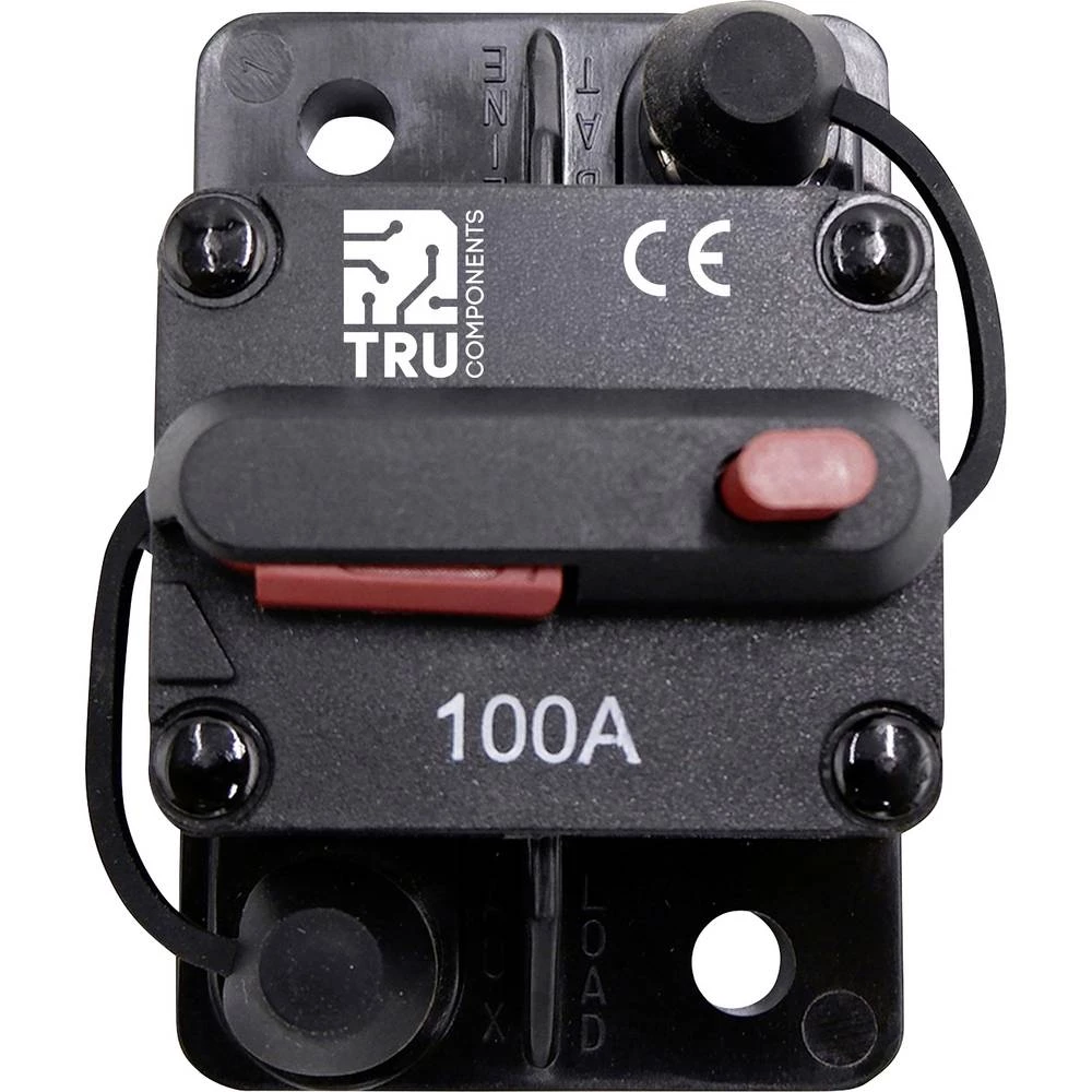 TRU COMPONENTS TC-13596600 automatski osigurač 100 A crna 1 kom. slika