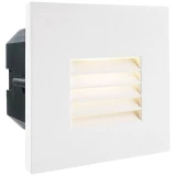 Pribor, pokrovna bijela rešetka za Light Base II COB Outdoor, duljina: 100 mm, širina: 100 mm, visina: 8 Deko Light Abdeckung weiß Gitter für Light Base II COB Outdoor 930419 poklopac      bijela