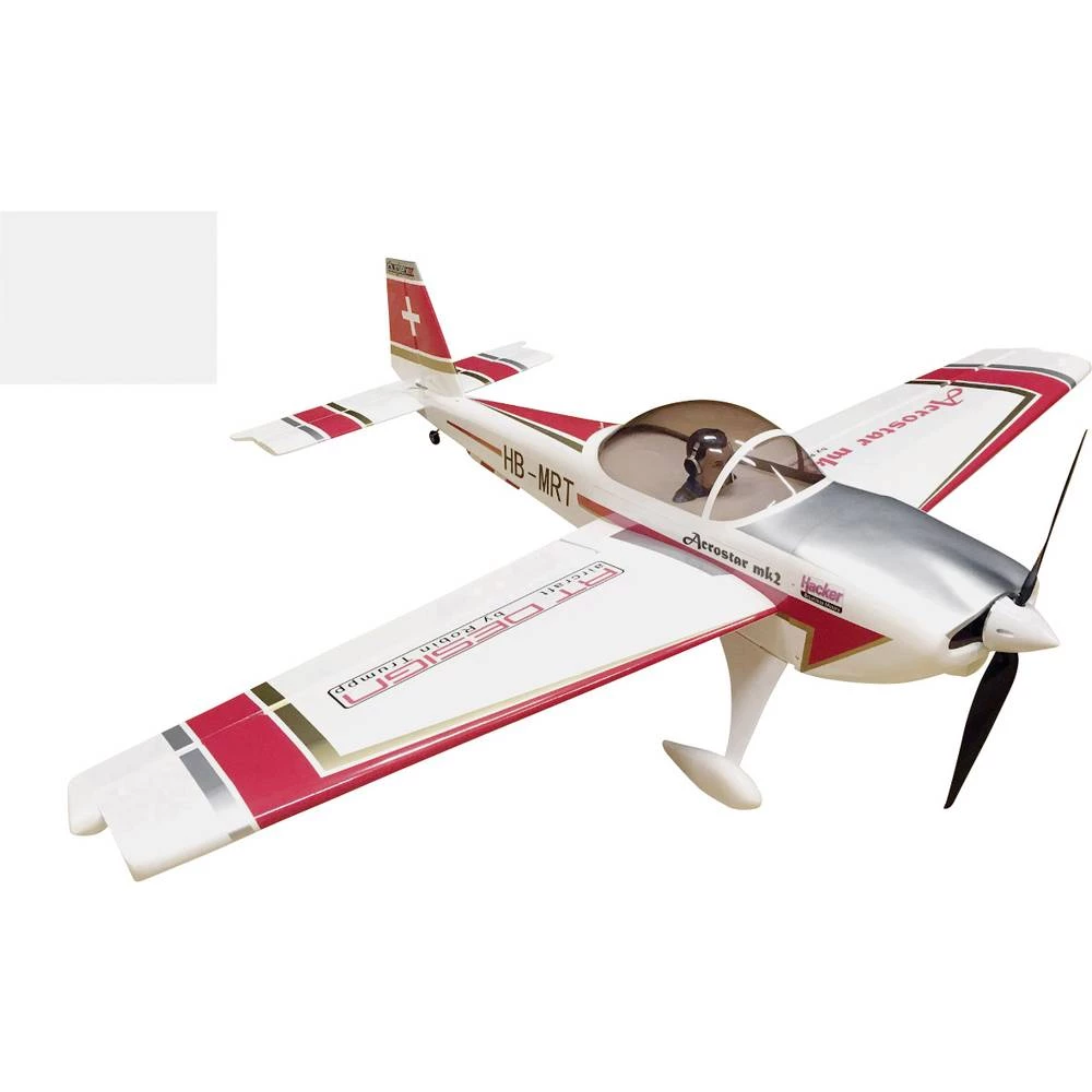 Hacker RT Acrostar Bijela, Crvena RC model motornog zrakoplova Komplet za sastavljanje 1620 mm slika