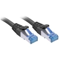 LINDY 47420 RJ45 mrežni kabel, Patch kabel cat 6a S/FTP 20 m crna  1 St. slika