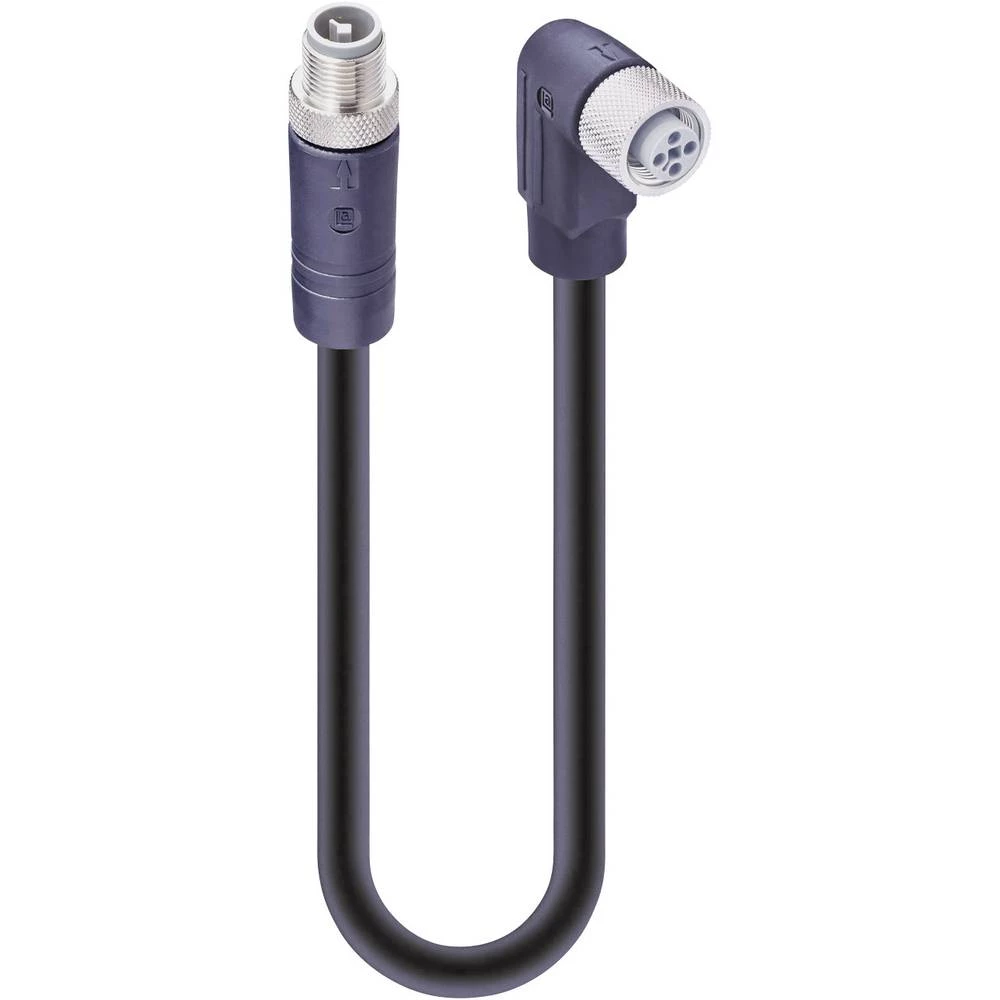 Lumberg Automation 934853329 Priključni kabel za senzor/aktivator M12 Ravni muški konektor, Ženski konektor, kutni 5 m Broj polo slika