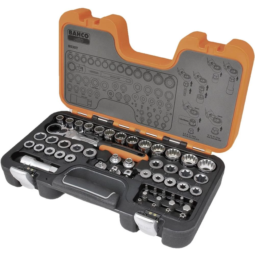 Komplet nasadnih ključeva Bahco S530T slika