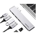 UGREEN 6-in-2 USB C Hub for MacBook Pro/Air 6 ulaza USB kombinirani hub srebrna