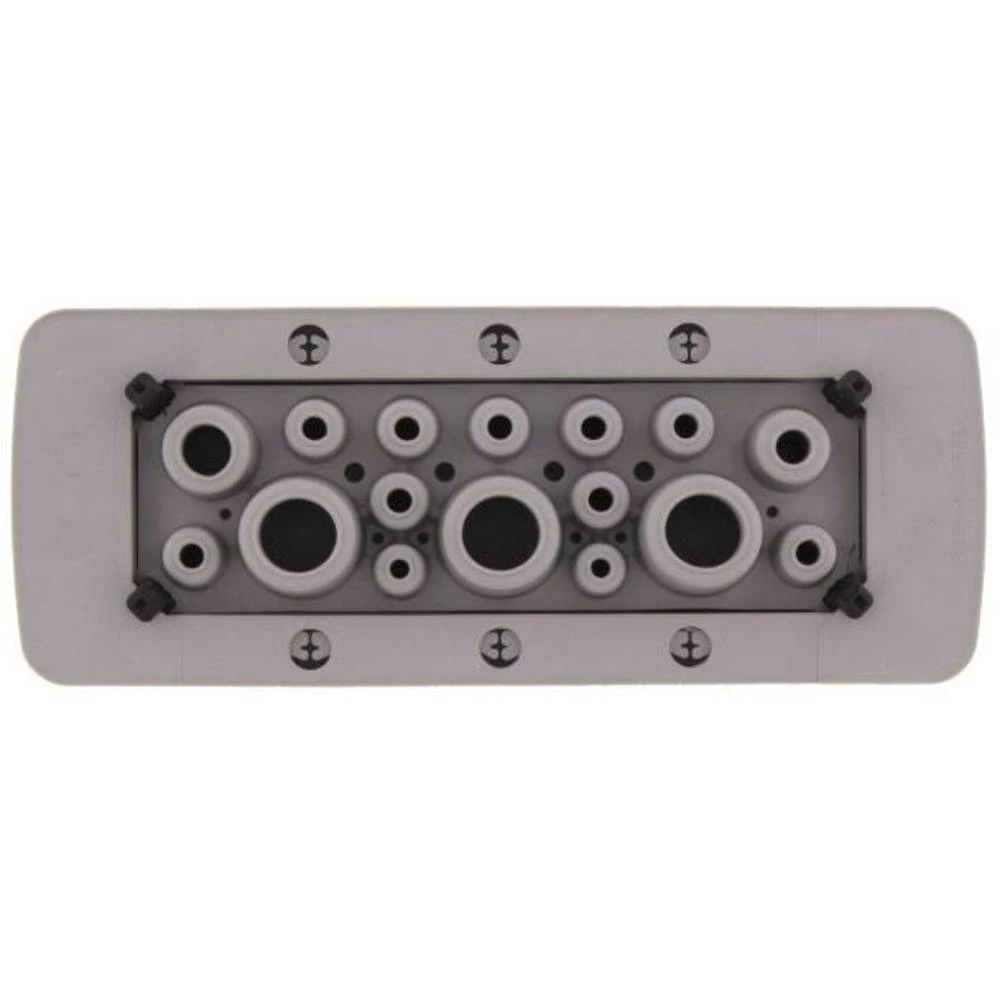 CONTA-CLIP KES-R 16-1/24 GR kabelska uvodnica    Debljina ploče (maks.) 2 mm poliamid 6.6 siva 10 St. slika