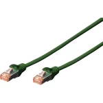 Digitus DK-1644-050/G RJ45 mrežni kabel, Patch kabel cat 6 S/FTP 5.00 m zelena bez halogena, upleteni parovi, sa zaštitom za nosić, vatrostalan 1 St.