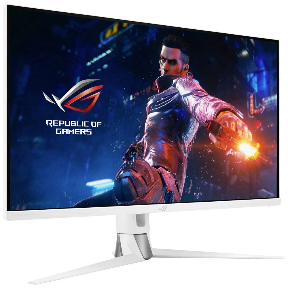 Asus PG329Q-W IPS ekran za igranje  81.3 cm (32 palac) Energetska učinkovitost 2021 G (A - G) 2560 x 1440 piksel QHD 1 ms HDMI™, DisplayPort, USB a, USB-B, USB-C®, utičnica za slušalice IPS LED slika