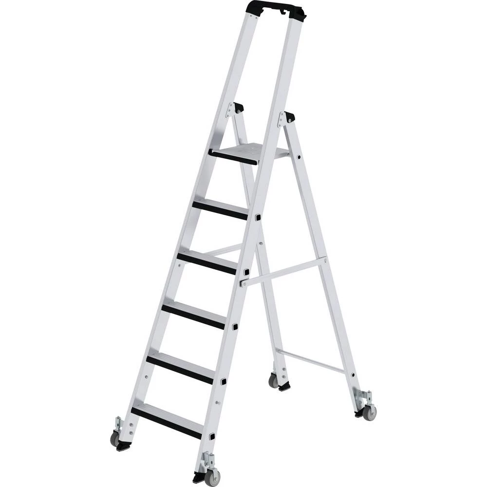 Günzburger Steigtechnik 43106 aluminij ljestva sa nivojima Radna visina (maks.): 3.5 m slika