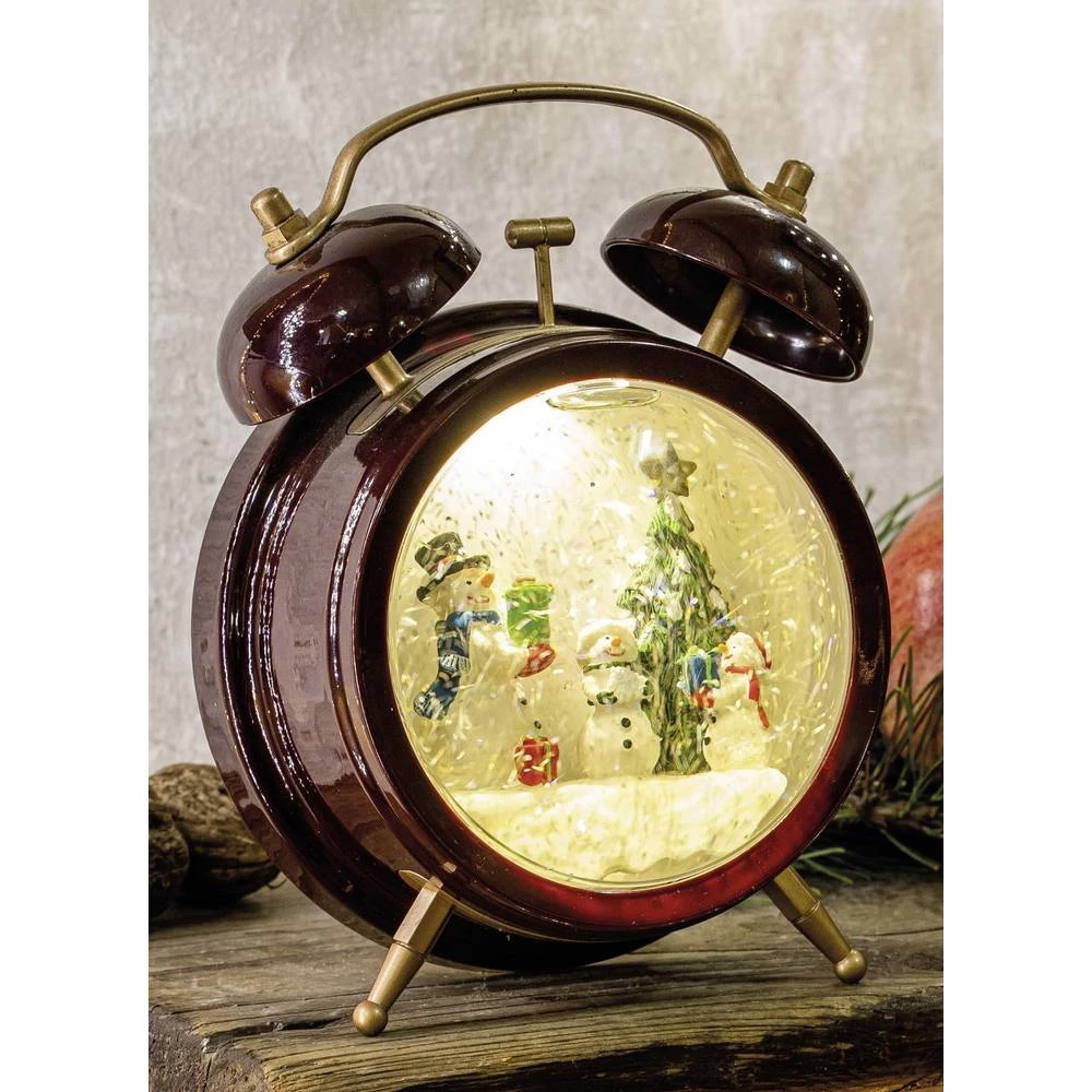 Hellum 524550 LED krajolik obitelj snjegovića, božić toplo bijela LED crvena <b slika