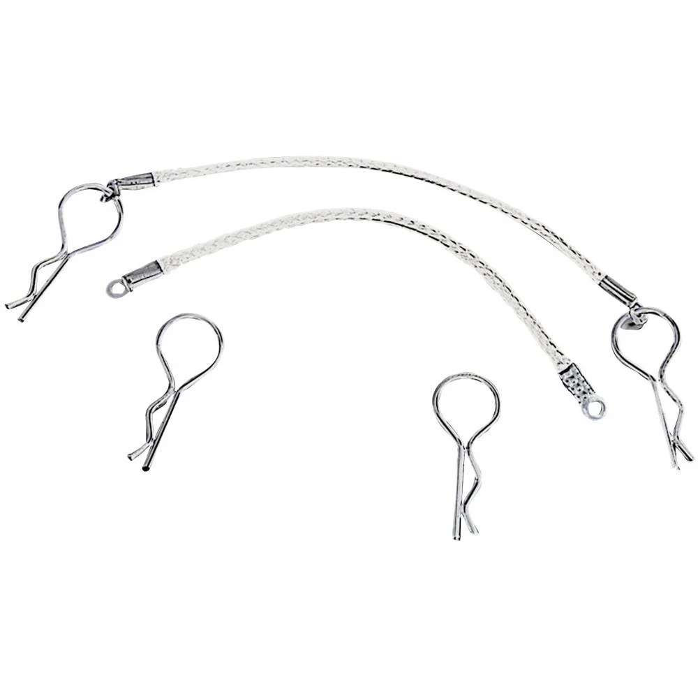 Absima Stezaljka za karoseriju s užetom Srebrna 1 Set slika