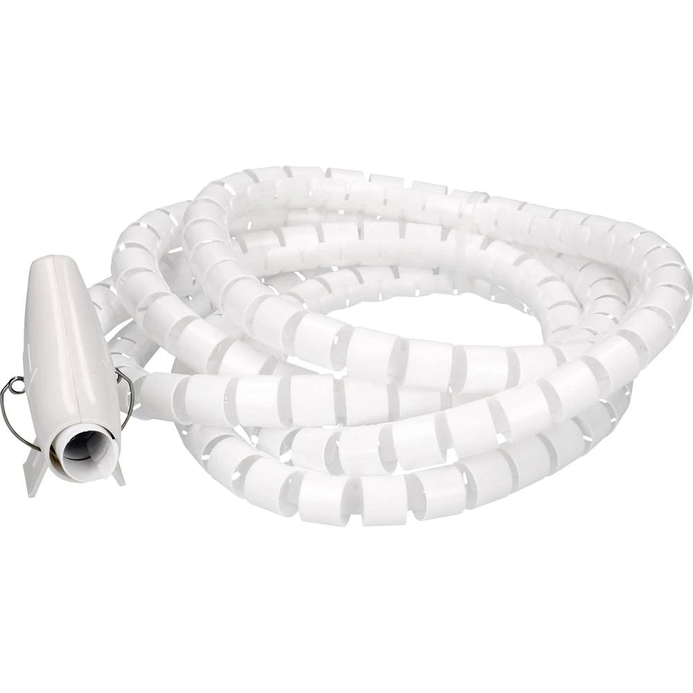 Cablehome 128533  spiralno crijevo bijela plastika  1 St. slika