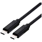 Value USB-C kabel USB 4.0 USB-C® utikač 2.00 m crna sa zaštitom 11999083
