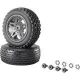 Reely 1:10 XS Buggy Kompletni kotači Multipin 5 duplih krakova Crna 1 pair