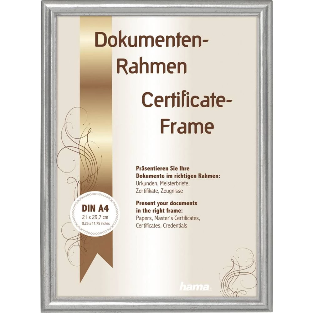 Hama 175684 izmjenjivi okvir za slike Format papira: din a4 srebrna slika