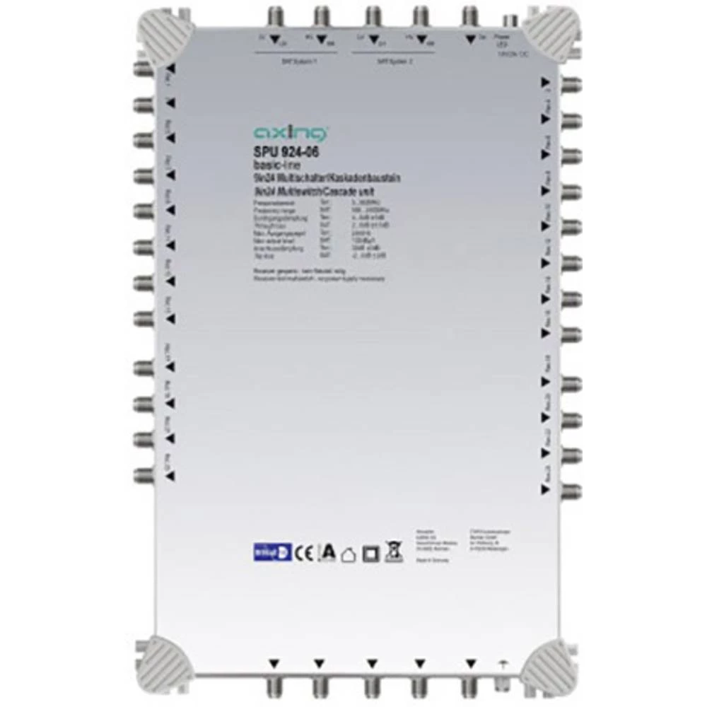 Satelitski multiprekidač kaskadni Axing SPU 924-06 Broj sudionika: 24 slika