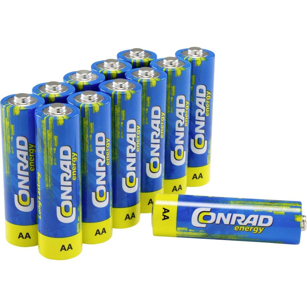Conrad energy LR06 mignon (AA) baterija alkalno-manganov 2900 mAh 1.5 V 12 St. slika