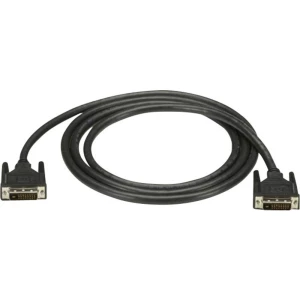 Black Box DVI Priključni kabel [1x Muški konektor DVI, 24 + 1 pol - 1x Muški konektor DVI, 24 + 1 pol] 0.9 m Crna slika