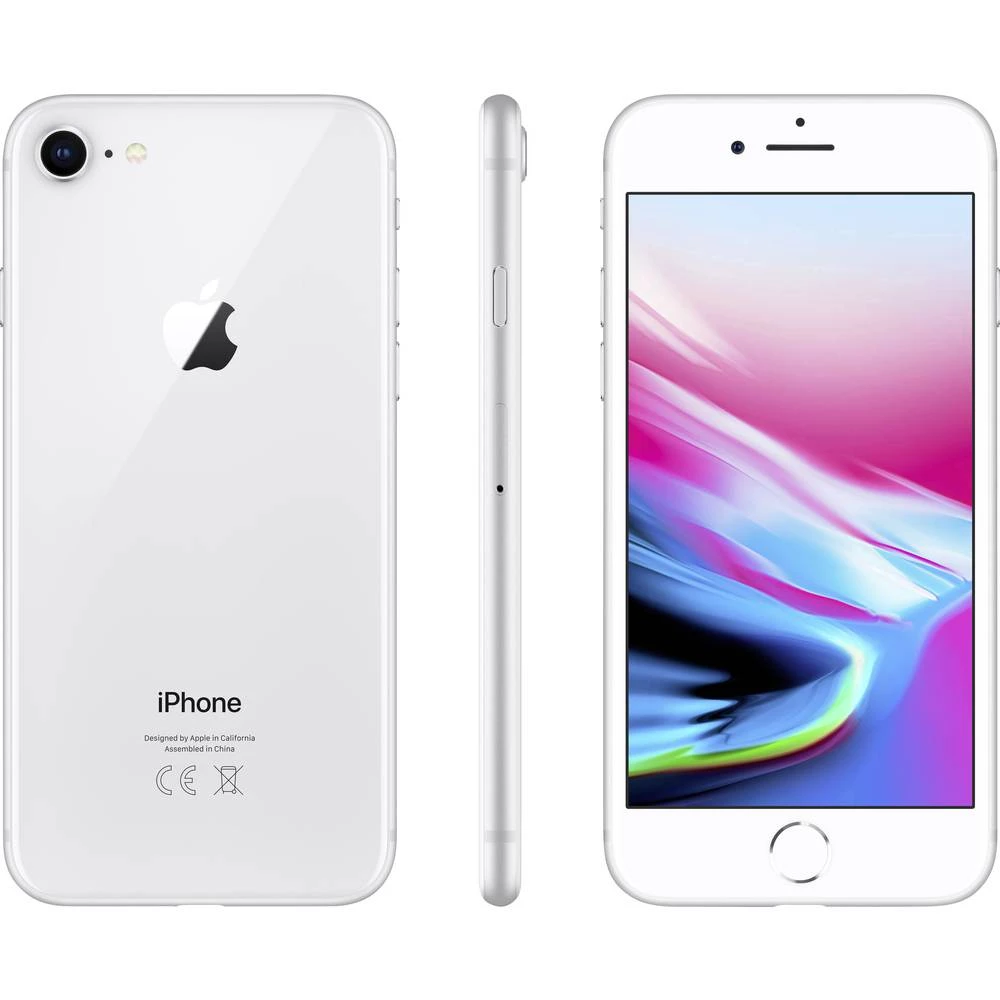 Apple iPhone 8 128 GB 4.7 "(11.9 cm) iOS 11 12 MPix Srebrna slika